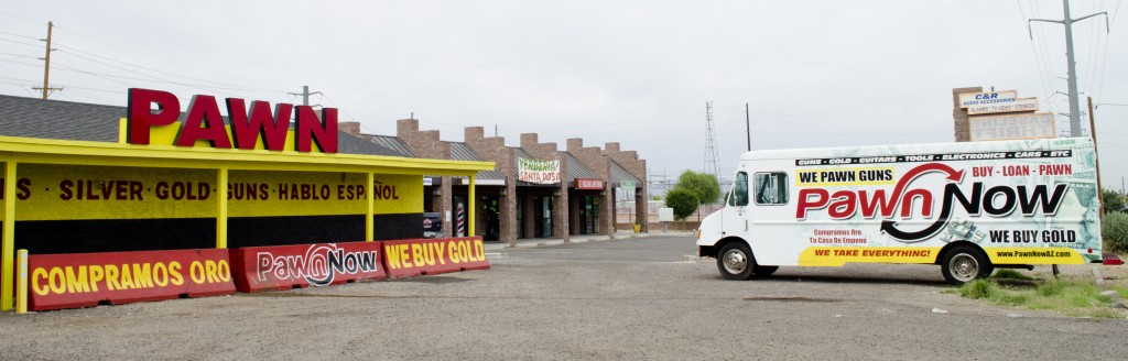 A Pawn Now Pawn Shop Located on Baseline Road In Phoenix Arizona